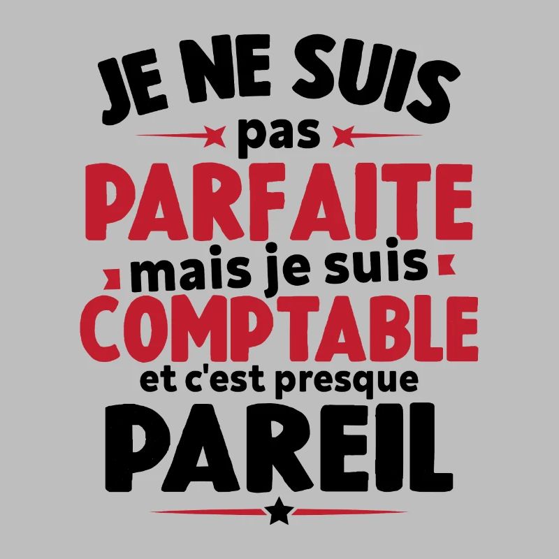 Pas parfaite mais je suis comptable humour cadeau
