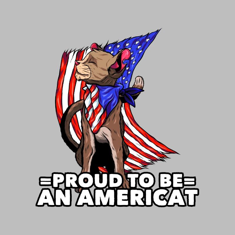 Proud to be an ameri-cat 4. Juli