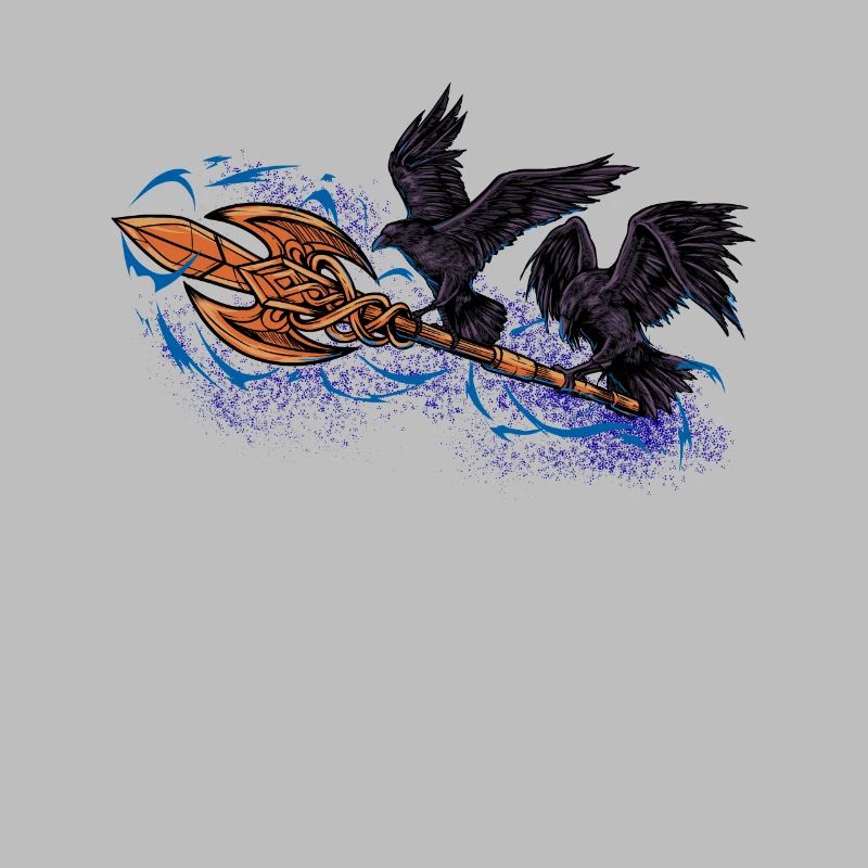 Odin’s Ravens avec Spear Gungnir - Hugin et Munin
