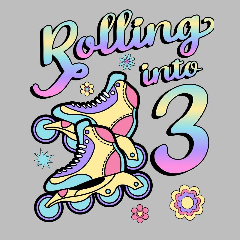 Rolling Into 3 Roller Skaters Skates 3rd year