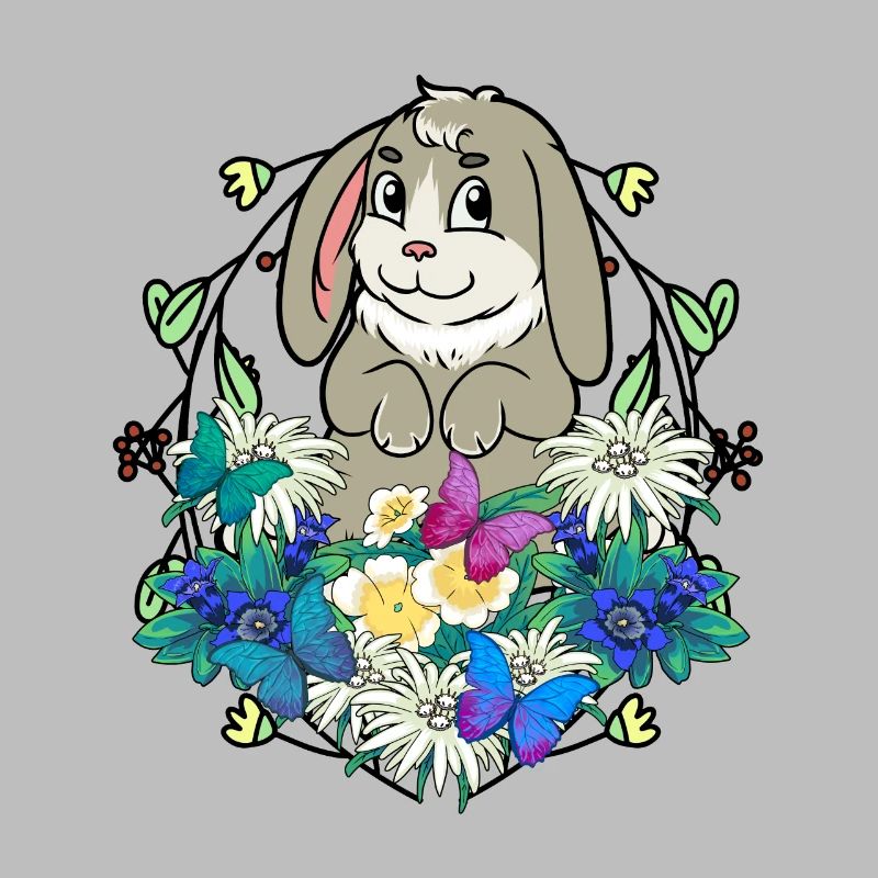 Early Spring Rabbit Easter Happy Easter Nature