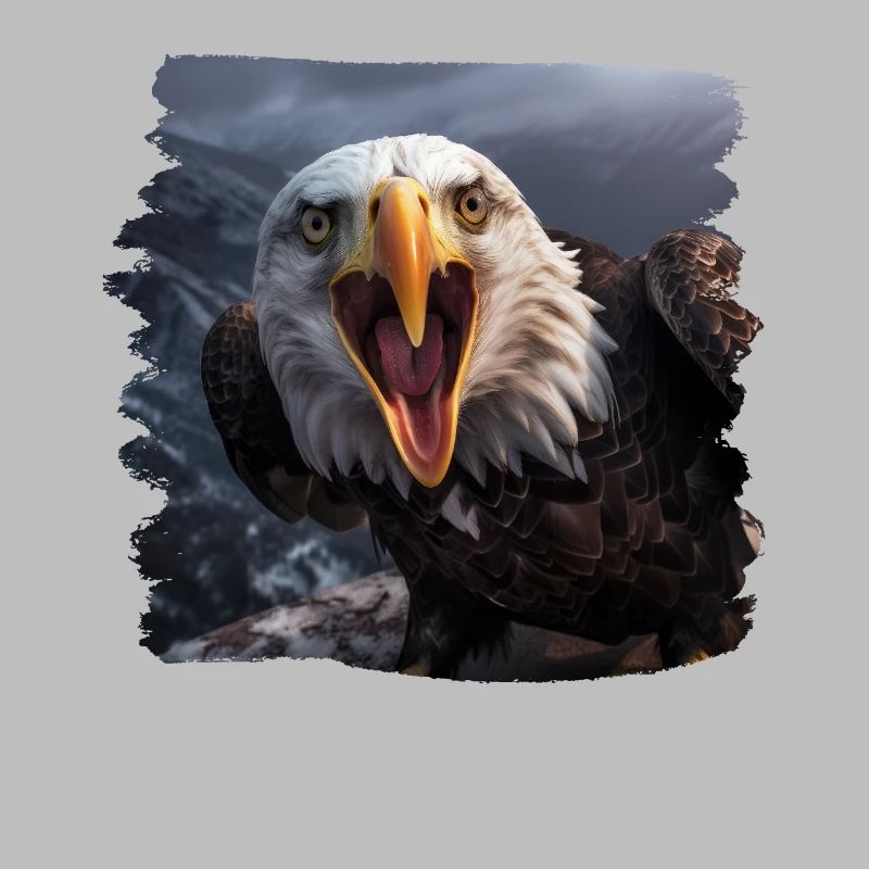 Alder bald eagle bird stone eagle