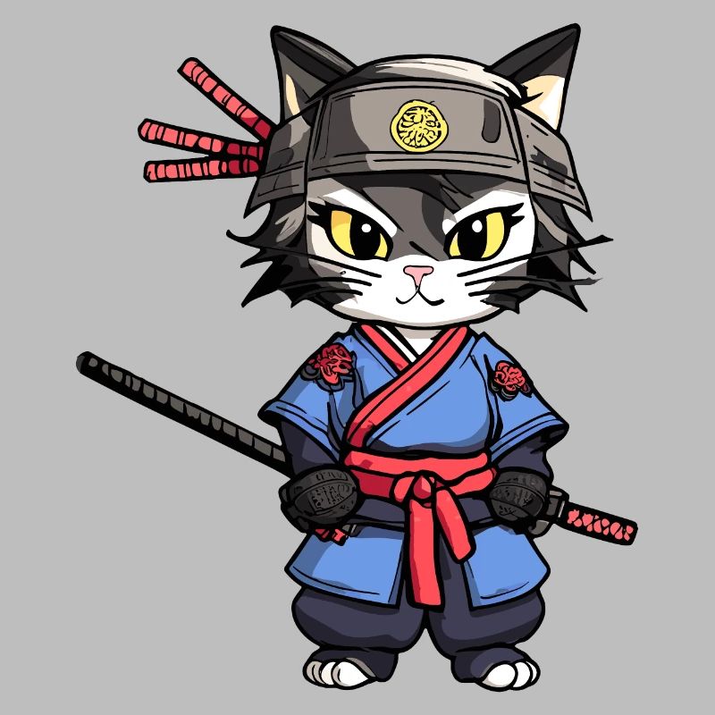 Samurai Cat #24