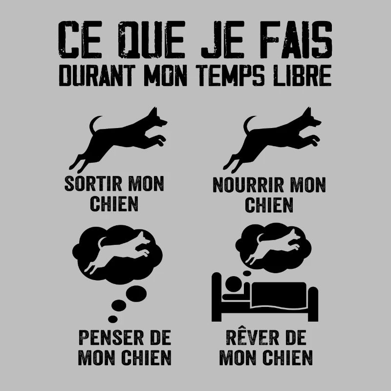 Ce que je fais durant mon temps libre Chien
