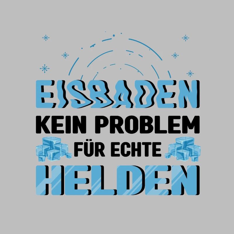 Eisbaden Spruch Eisschwimmer Sonnenbaden Eisbader