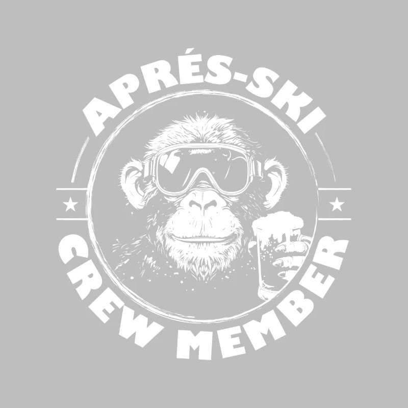 Affe Apres Ski Team Spruch