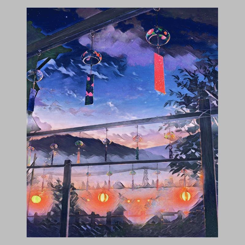 Die Berge Japans