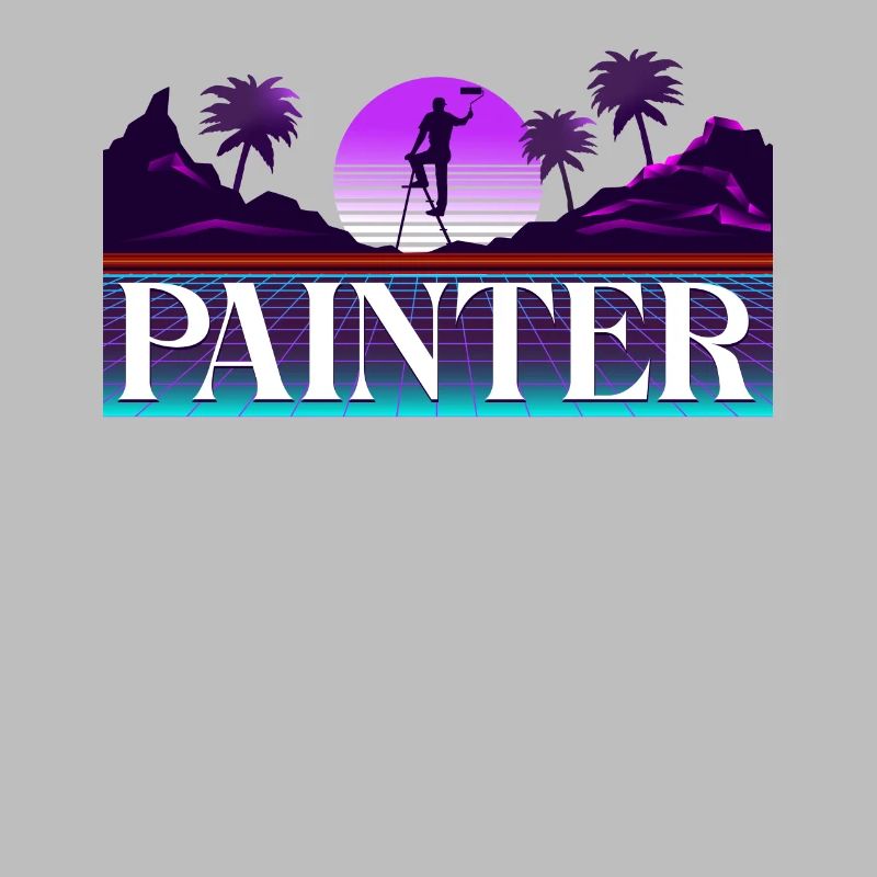 House Painter Decorator Retro 80s