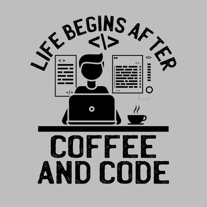 Coffee Coding Programmer Coder Developer Nerd Coff
