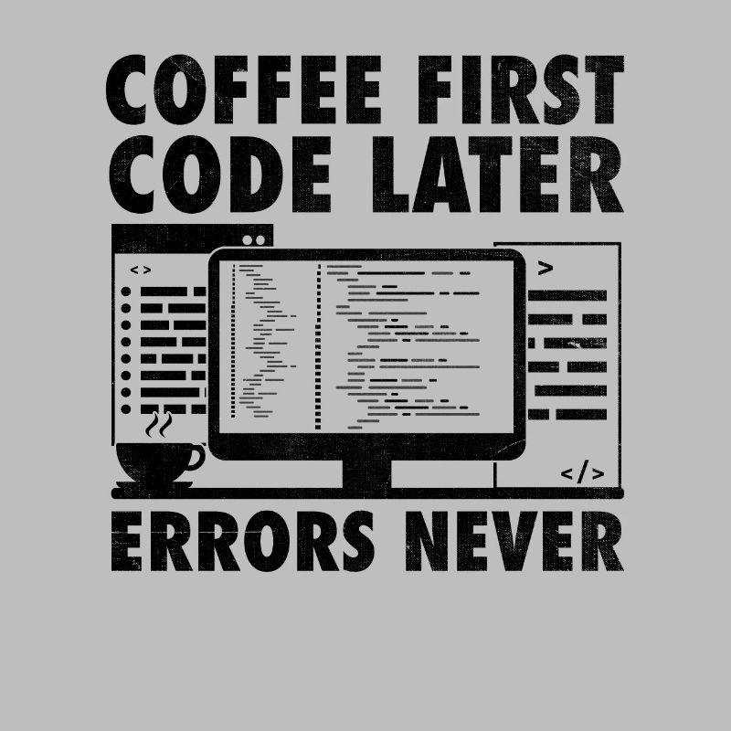 Kaffee-Codierung Programmierer Programmierer Entwickler Nerd Coff