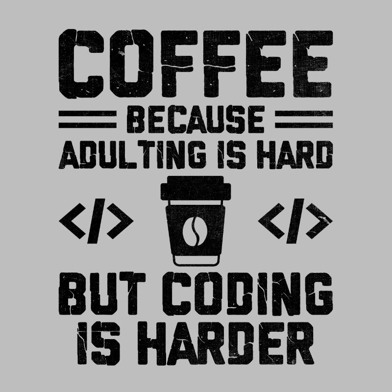 Kaffee-Codierung Programmierer Programmierer Entwickler Nerd Coff