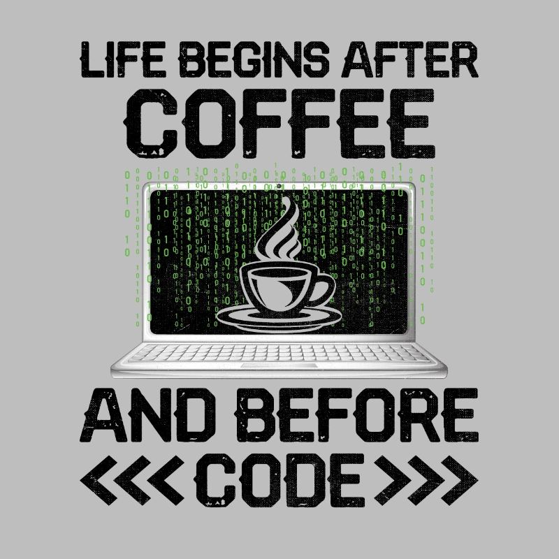 Kaffee-Codierung Programmierer Programmierer Entwickler Nerd Coff