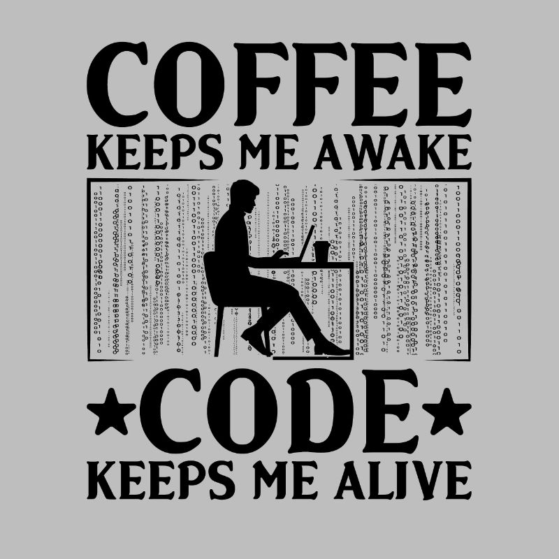 Kaffee-Codierung Programmierer Programmierer Entwickler Nerd Coff