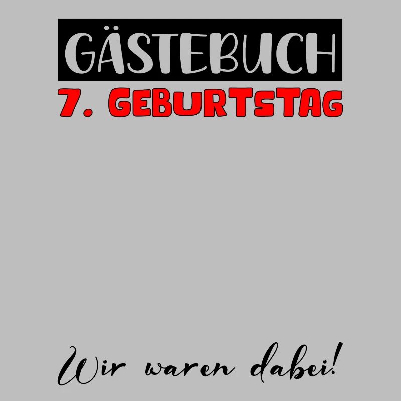 7 Geburtstag Geschenk Mädchen Jungen Gästebuch