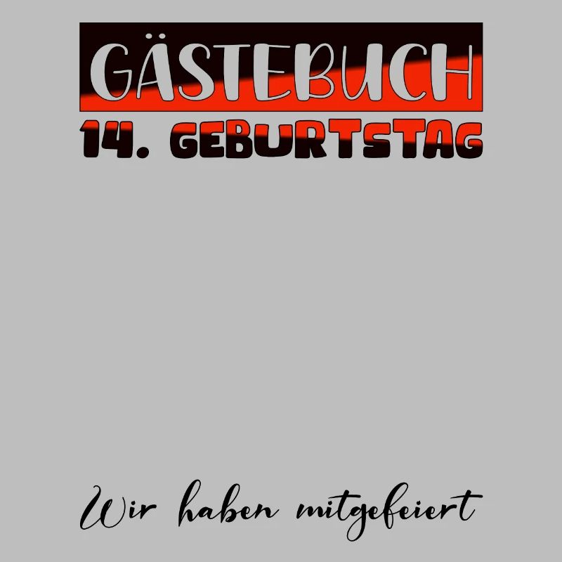 14. Geburtstag Geschenk Mädchen Jungen Gästebuch