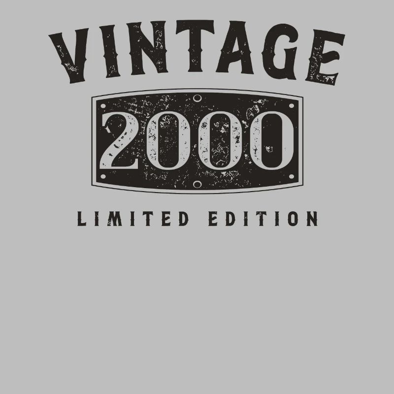Geburtstag 2000 Limited Edition Vintage 2000