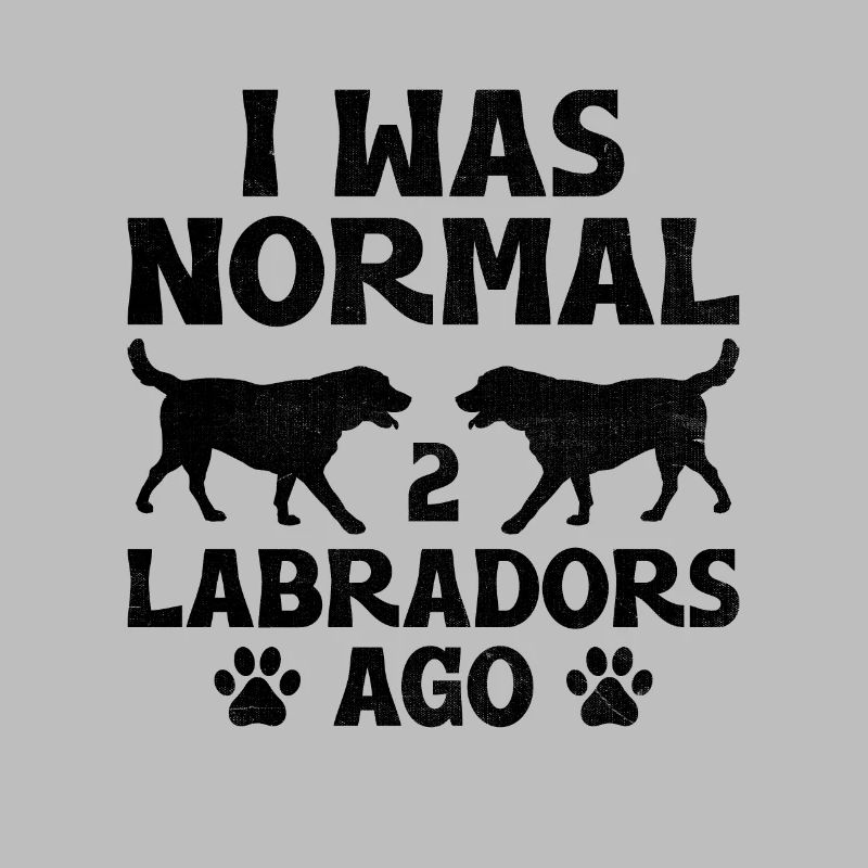 Ich war normal Vor 2 Labradoren Labrador Retriever la