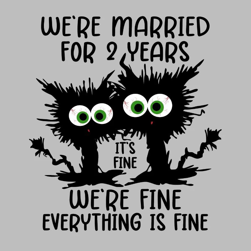 2 Years Married Cotton Wedding Gift