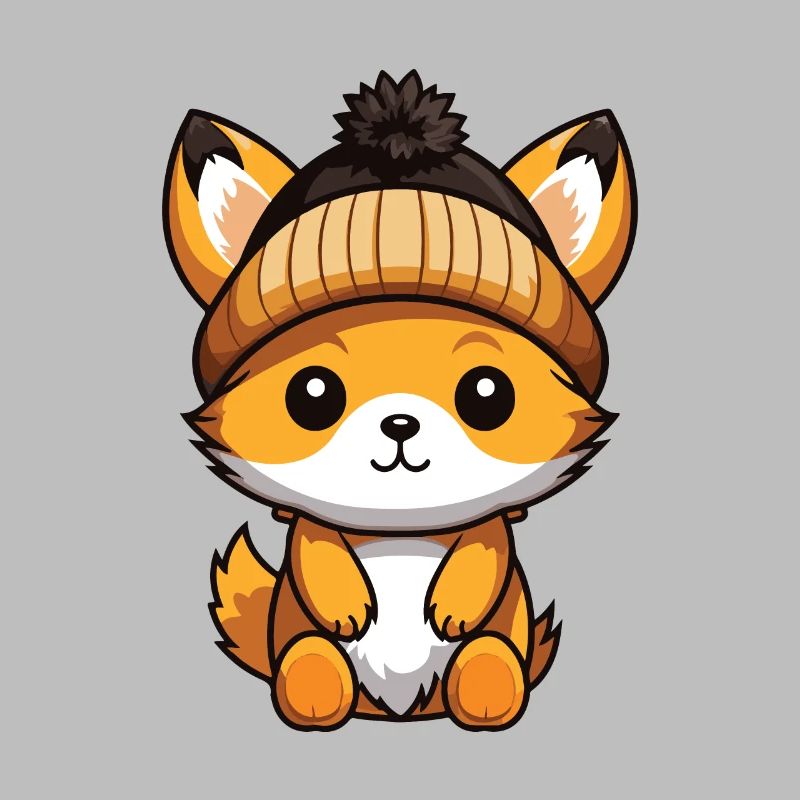Fox Winter Comic Hat