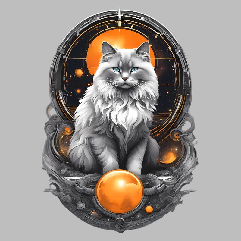 Futuristic Ragdoll Cat – Sci-Fi Cat