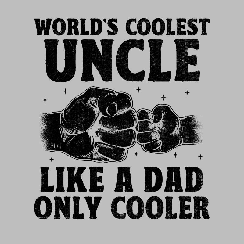 L’oncle le plus cool du monde comme un papa est le seul à être plus cool