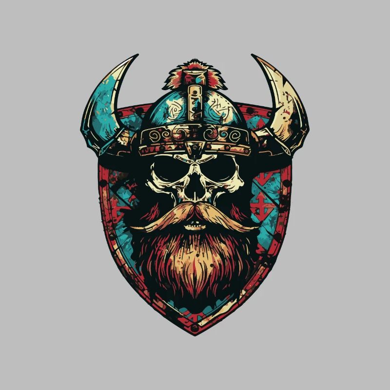 Wikinger Skull Wappen