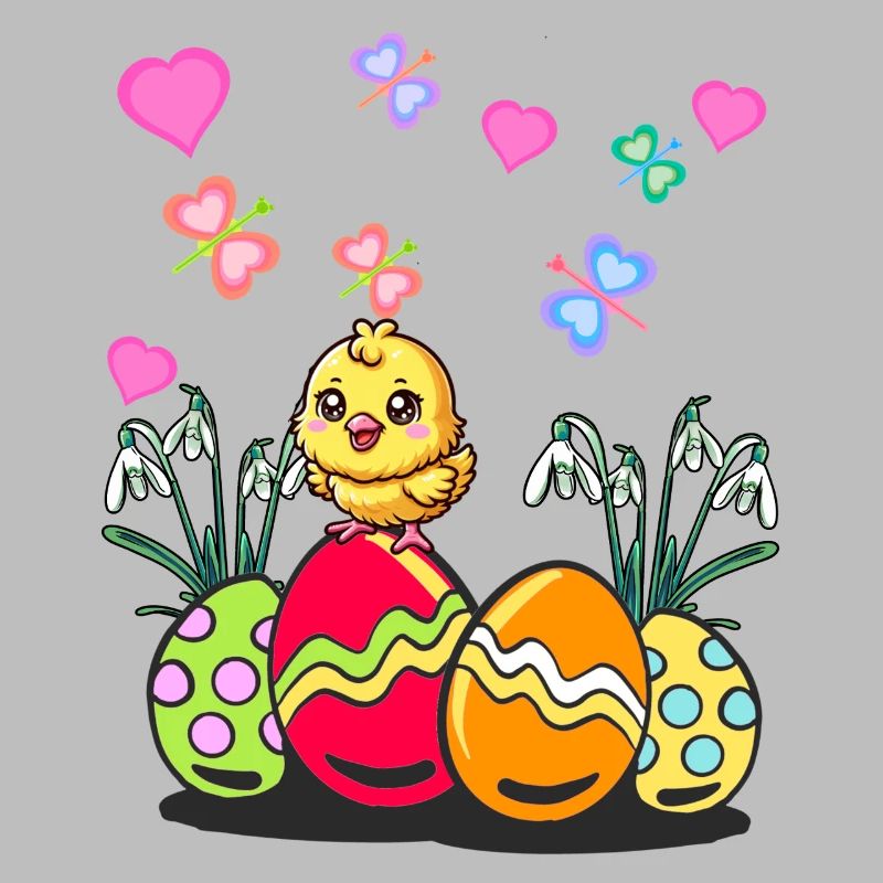 Easter Easter Spring Chick Easter Eggs