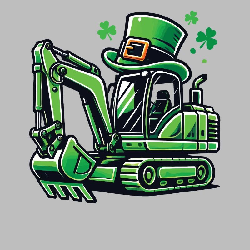 Bagger Mit Hut St. Patrick's Day Kinder