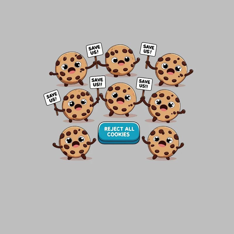Cookie Rebellion - Conception amusante de protestation de biscuits