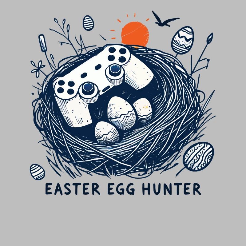 Gaming Easter Egg Hunter Controller Fun