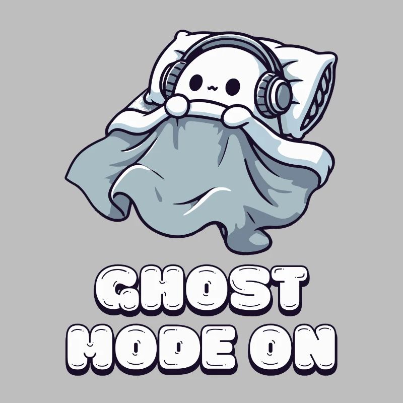 Ghost Mode On – Ghost Mode Activated Sleep Shirt