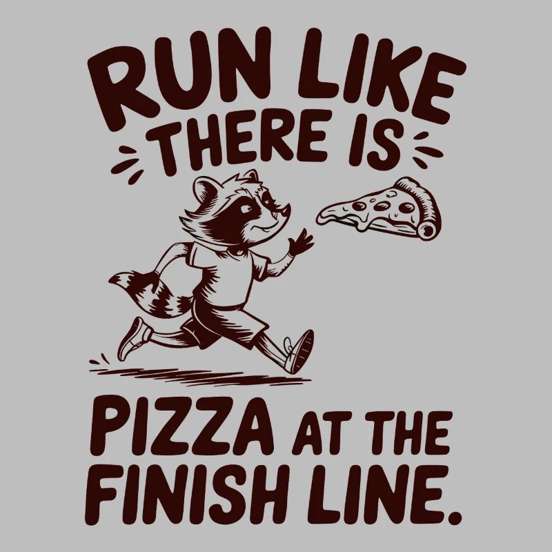 Courez comme un marathonien, pizza à l’arrivée