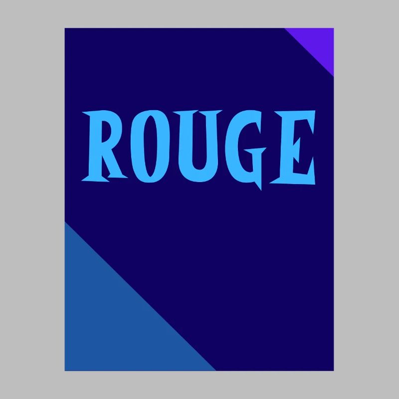 ROUGE Tableau Rectangle Triangles