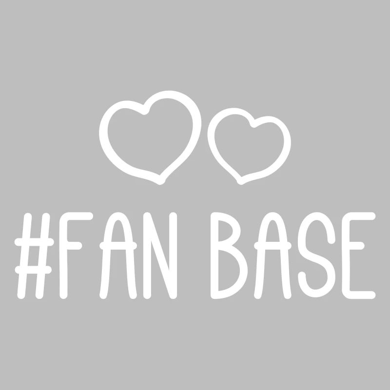 Fan Base Herz Liebe