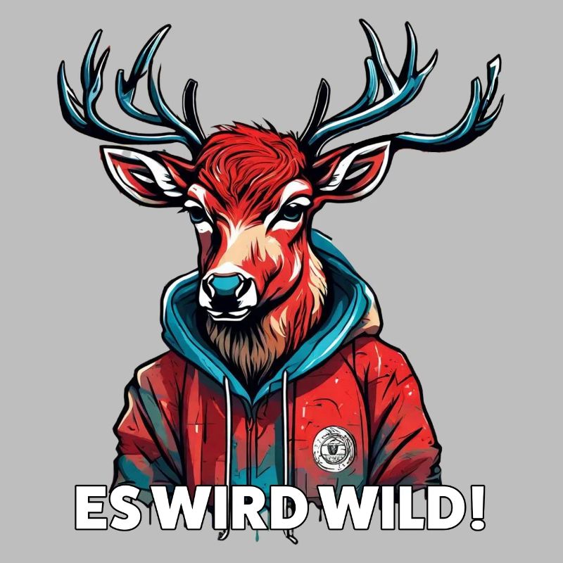 Es wird Wild Jäger Reh Rotwild