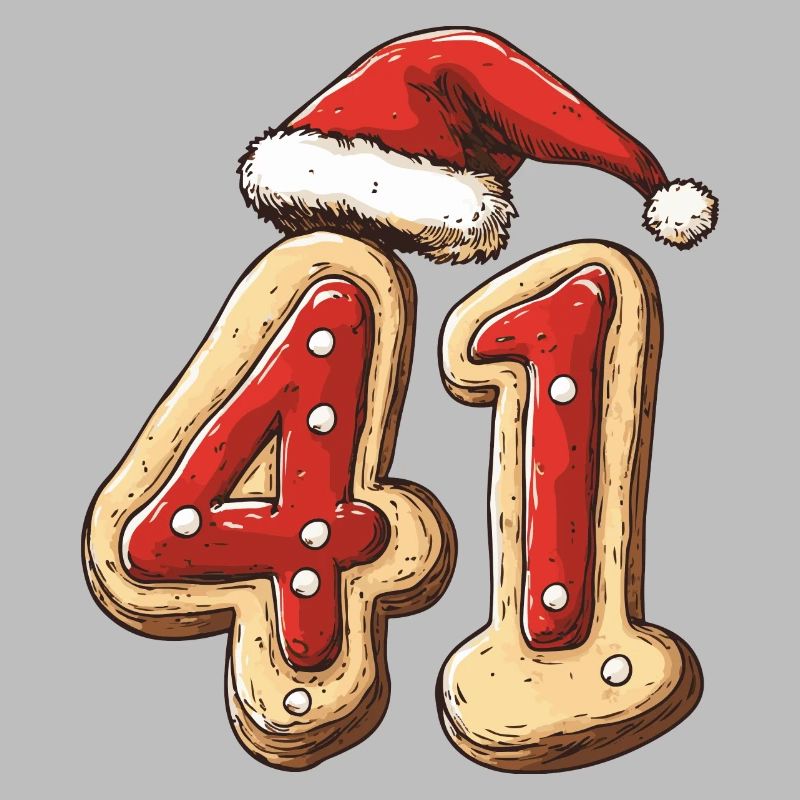 Biscuit de Noël à 41 chiffres