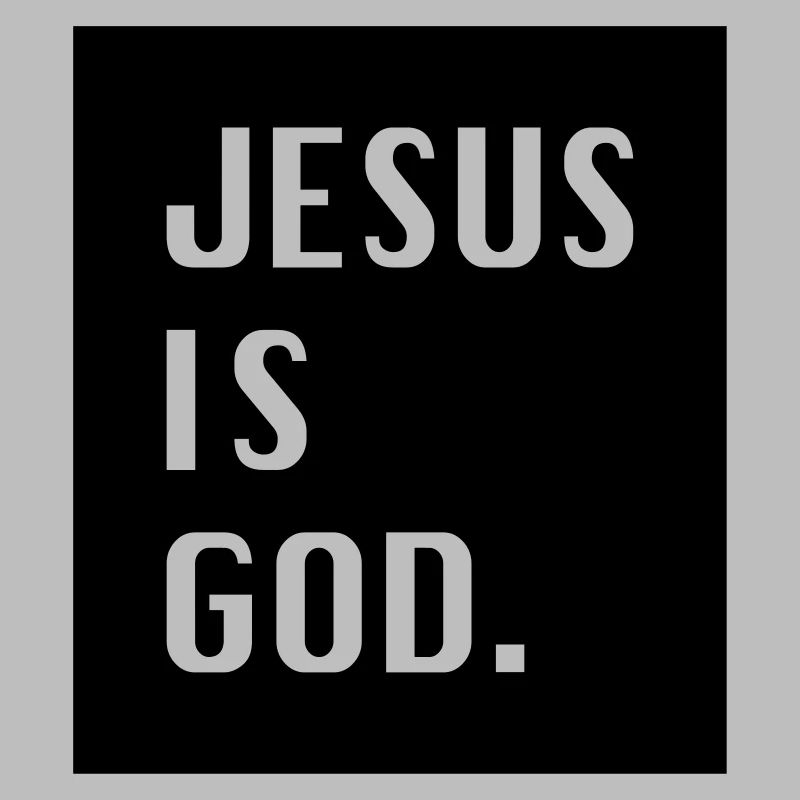 Jésus est God.