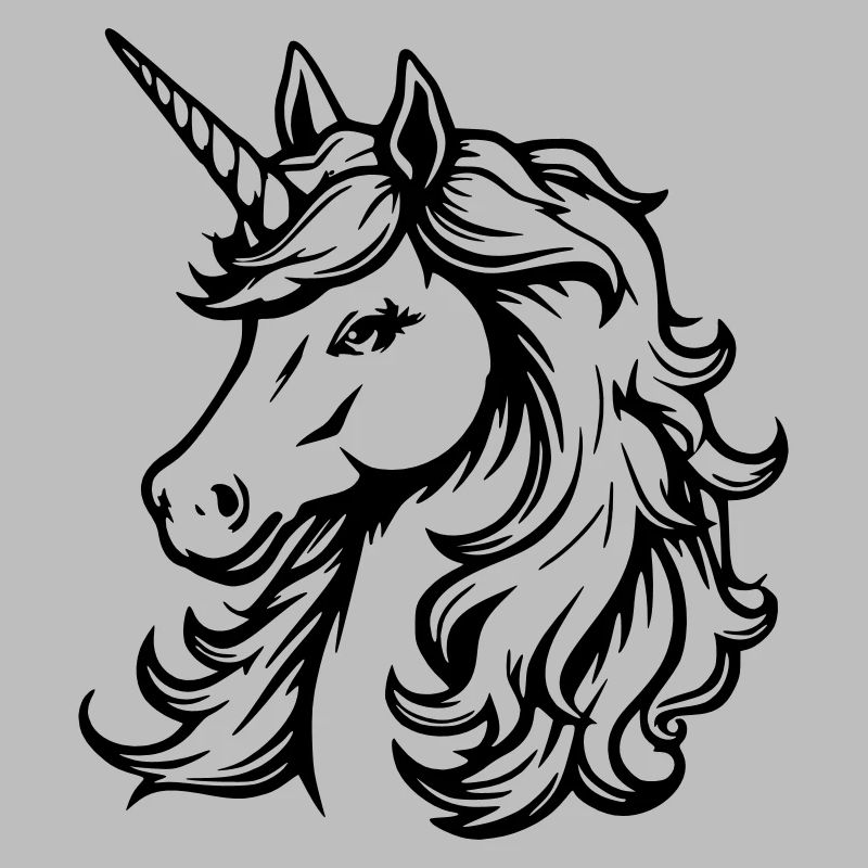 Schlichtes Einhorn-Design