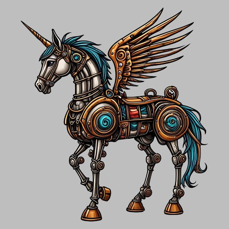 Cheval steampunk