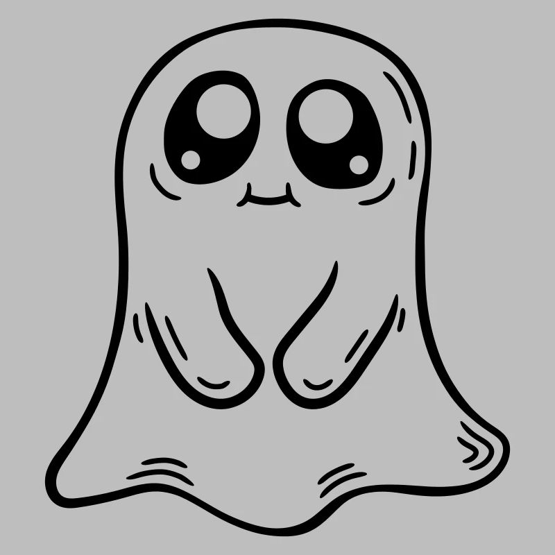 Comic kleiner süßer Geist