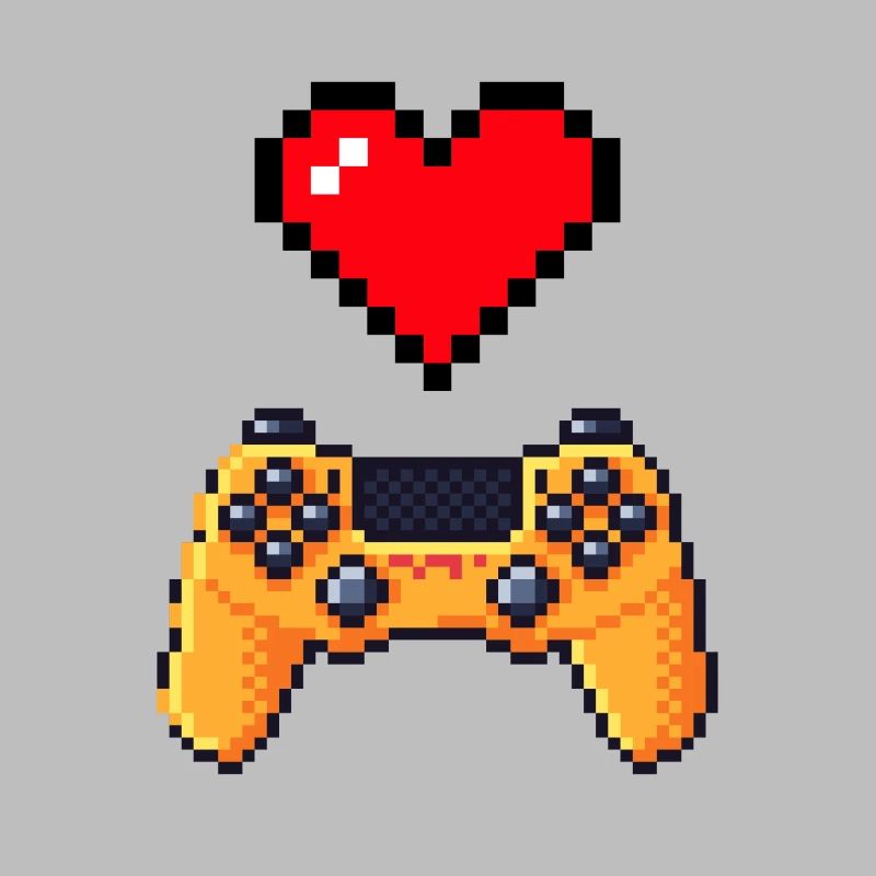 Retro-Gaming-Herzcontroller