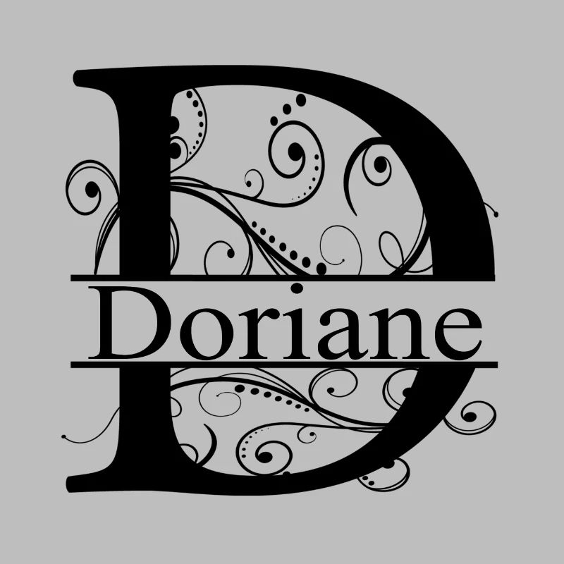 Monogram avec le prénom Doriane