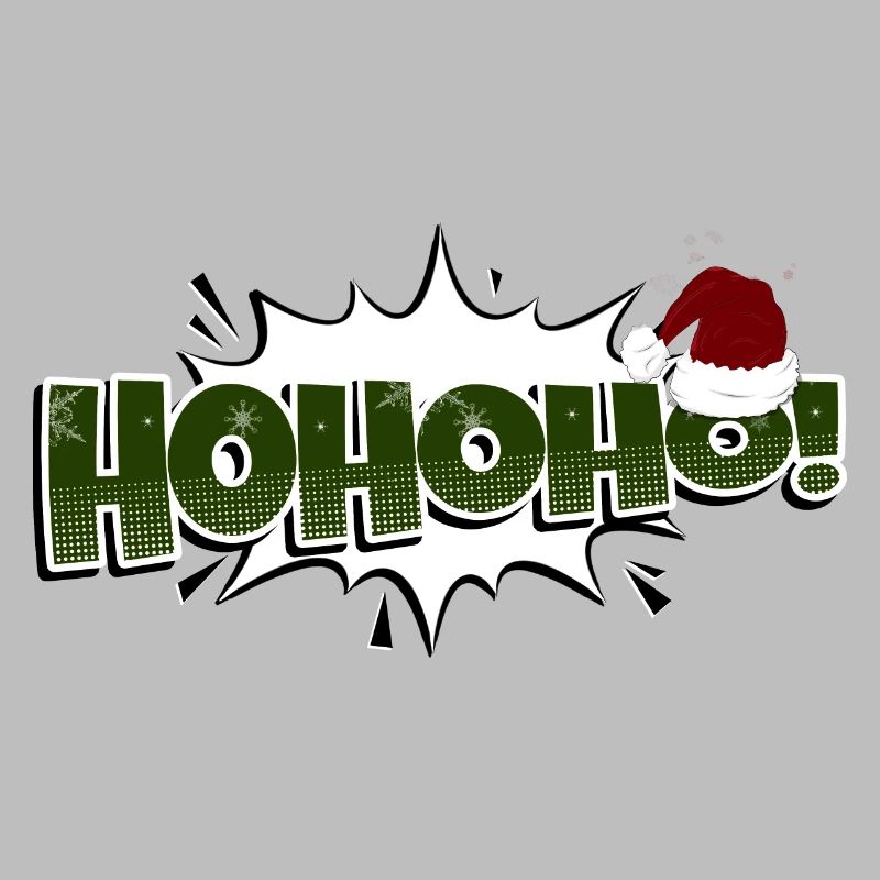 HoHoHo! Comic Style Bubble Graffiti Schriftzug
