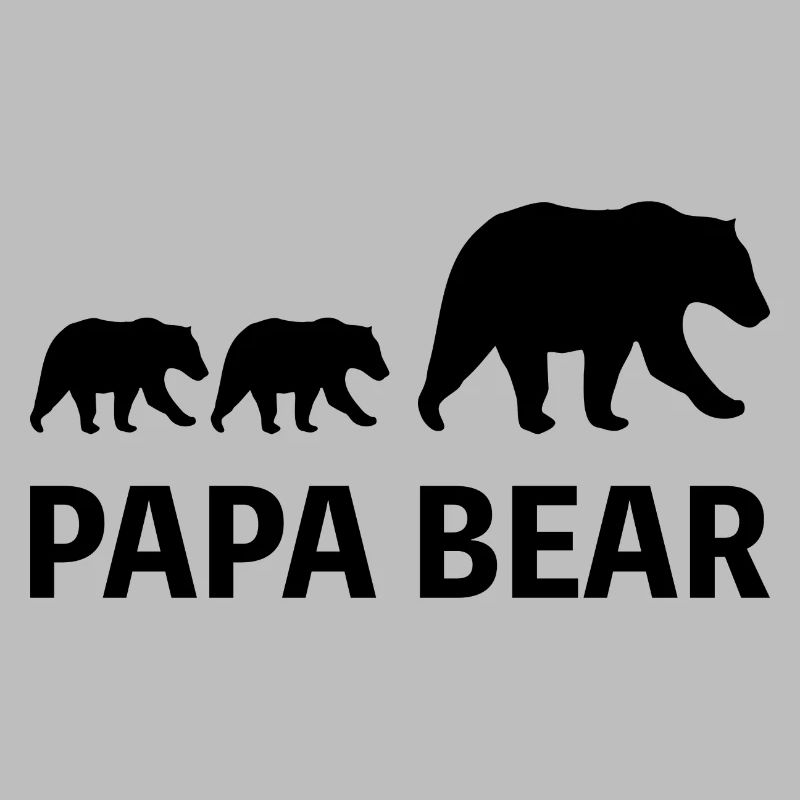 Papa Bear Vatertag Dad Geschenk