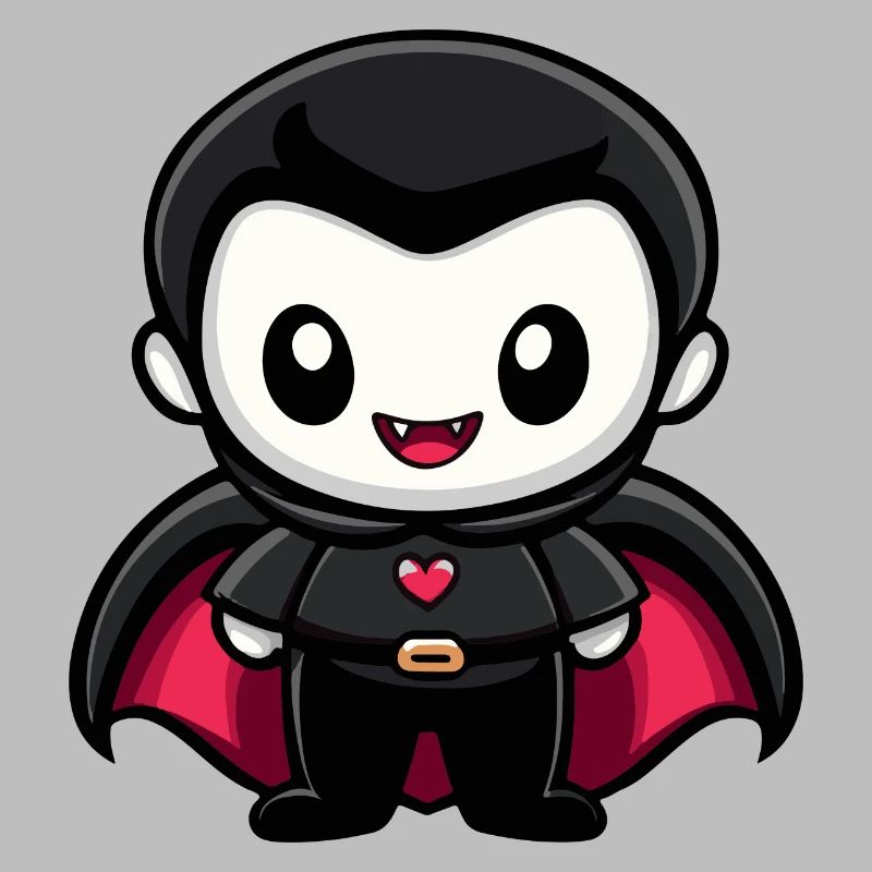 Vampire Halloween Cute Comic