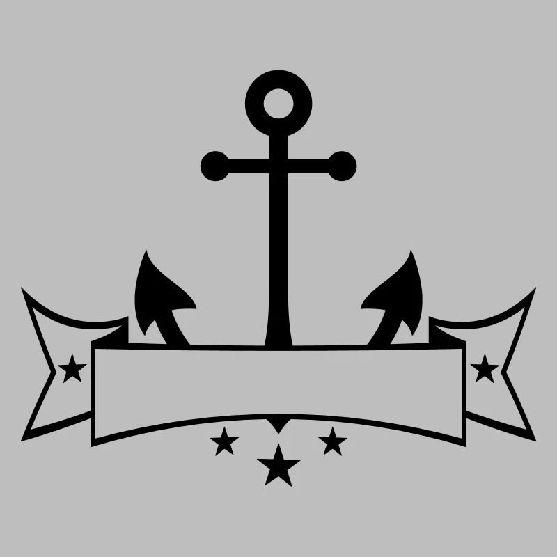 banner wappen text schreiben anker boot schiff