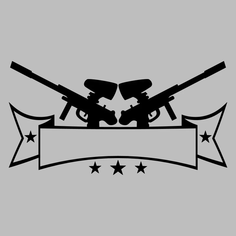 Write banner text 2 weapons aim paintball sp