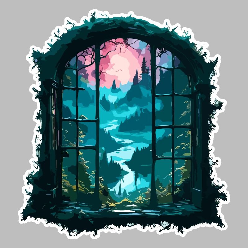 Window in the Forest / Trees / View / Wilderness
