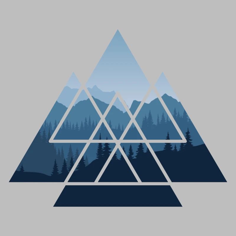 Tree, Forest, Nature, Triangle, Environmental Protection