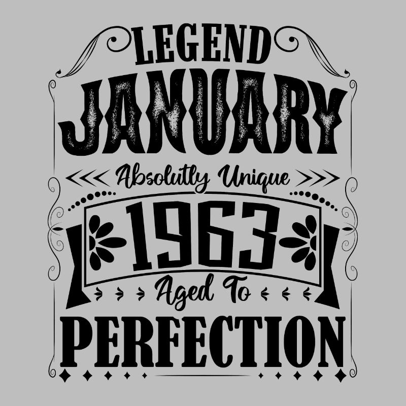 Januar 1963. Januar 1963 Geburtstagsgeschenk.